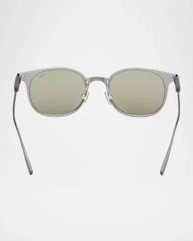 Zegna Men's Round Metal Sunglasses | Thumbnail 5 Zegna Men's Round Metal Sunglasses | Thumbnail 5