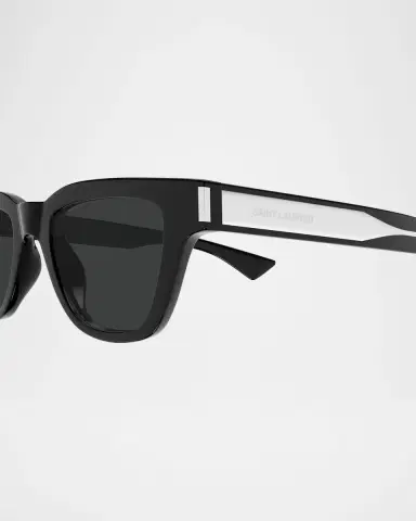 Saint Laurent Men's SL 789 Jacquesm Acetate Rectangle Sunglasses | Thumbnail 2 Saint Laurent Men's SL 789 Jacquesm Acetate Rectangle Sunglasses | Thumbnail 2