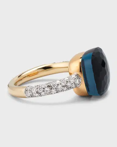 Pomellato Nudo 18K Rose Gold Gemstone and Diamond Ring | Thumbnail 3 Pomellato Nudo 18K Rose Gold Gemstone and Diamond Ring | Thumbnail 3