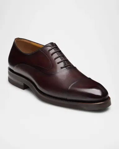 Magnanni Men's Omega Cap-Toe Leather Oxfords | Thumbnail 2 Magnanni Men's Omega Cap-Toe Leather Oxfords | Thumbnail 2