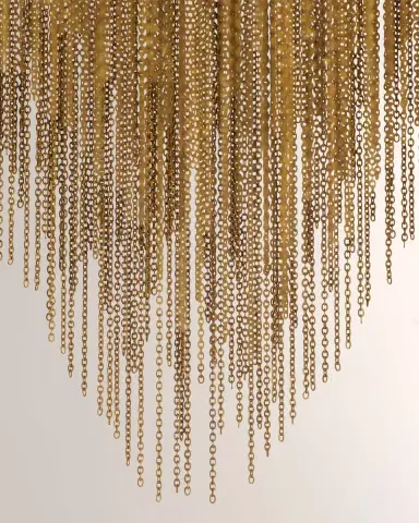 Arteriors Heiress 48" 6-Light Linear Chandelier | Thumbnail 3 Arteriors Heiress 48" 6-Light Linear Chandelier | Thumbnail 3