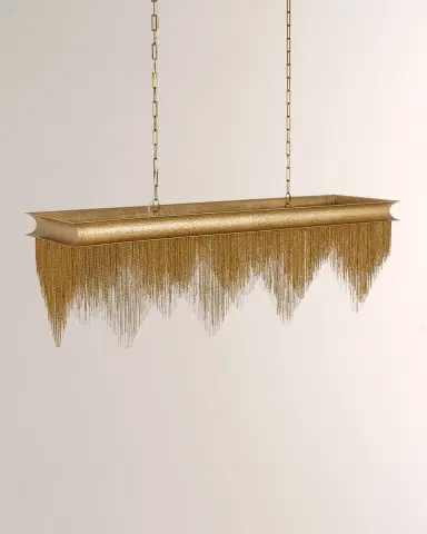 Arteriors Heiress 48" 6-Light Linear Chandelier | Thumbnail 5 Arteriors Heiress 48" 6-Light Linear Chandelier | Thumbnail 5