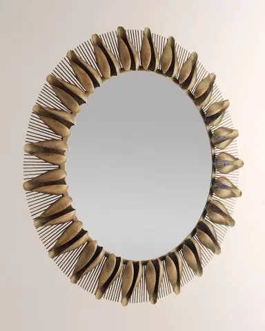 Arteriors Goldie Wall Mirror, 50" Round | Thumbnail 5 Arteriors Goldie Wall Mirror, 50" Round | Thumbnail 5