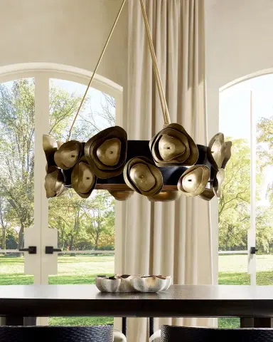 Arteriors Gaia 50" 6-Light Chandelier | Thumbnail 2 Arteriors Gaia 50" 6-Light Chandelier | Thumbnail 2