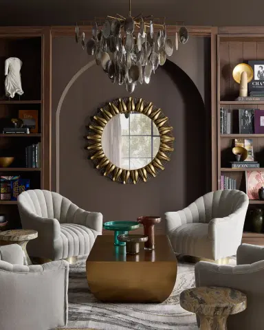 Arteriors Tiffany 42" 8-Light Chandelier | Thumbnail 5 Arteriors Tiffany 42" 8-Light Chandelier | Thumbnail 5