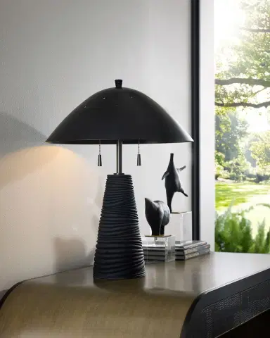 Arteriors Fender 26" 2-Light Table Lamp | Thumbnail 2 Arteriors Fender 26" 2-Light Table Lamp | Thumbnail 2