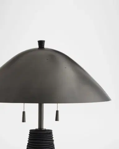 Arteriors Fender 26" 2-Light Table Lamp | Thumbnail 4 Arteriors Fender 26" 2-Light Table Lamp | Thumbnail 4