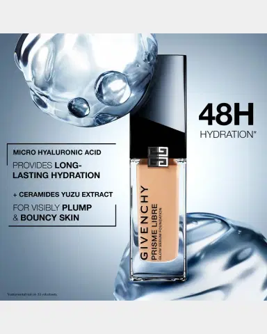 Givenchy Prisme Libre Glow Serum Blurring & Hydrating Foundation | Thumbnail 5 Givenchy Prisme Libre Glow Serum Blurring & Hydrating Foundation | Thumbnail 5