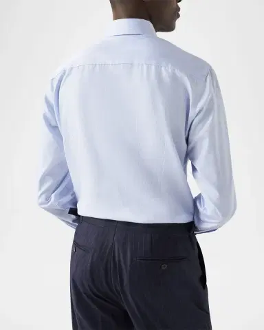Eton Men's Contemporary-Fit Stripe Dress Shirt | Thumbnail 2 Eton Men's Contemporary-Fit Stripe Dress Shirt | Thumbnail 2