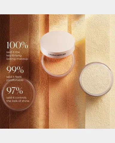 Laura Mercier Jumbo Translucent Loose Setting Powder Ultra-Blur & Velour Puff | Thumbnail 3 Laura Mercier Jumbo Translucent Loose Setting Powder Ultra-Blur & Velour Puff | Thumbnail 3