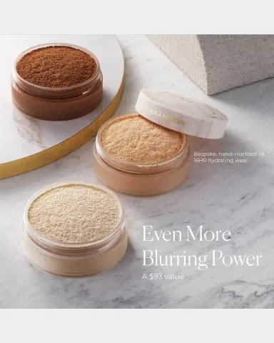 Laura Mercier Jumbo Translucent Loose Setting Powder Ultra-Blur & Velour Puff | Thumbnail 4 Laura Mercier Jumbo Translucent Loose Setting Powder Ultra-Blur & Velour Puff | Thumbnail 4