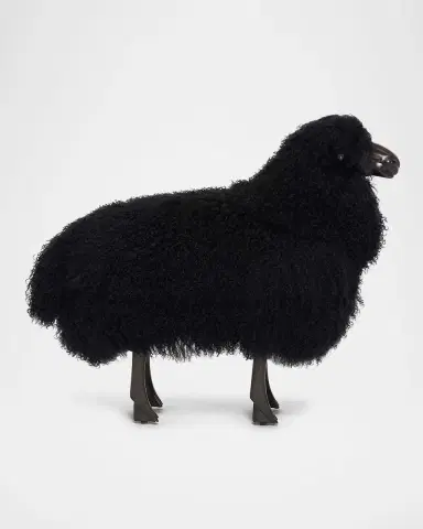 Interlude Home Lucie Baby Sheepskin Bench | Thumbnail 2 Interlude Home Lucie Baby Sheepskin Bench | Thumbnail 2