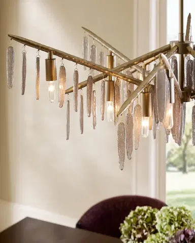 Arteriors Gia 32" 12-Light Chandelier | Thumbnail 2 Arteriors Gia 32" 12-Light Chandelier | Thumbnail 2