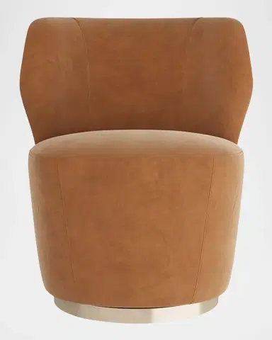 Arteriors Poppy Velvet Swivel Chair | Thumbnail 2 Arteriors Poppy Velvet Swivel Chair | Thumbnail 2