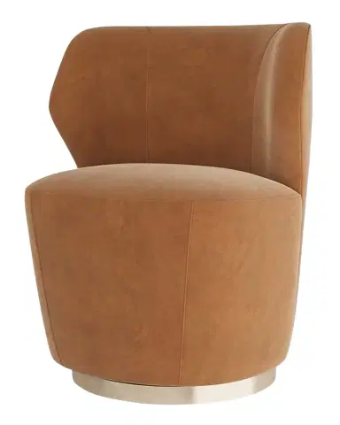 Arteriors Poppy Velvet Swivel Chair | Thumbnail 1 Arteriors Poppy Velvet Swivel Chair | Thumbnail 1