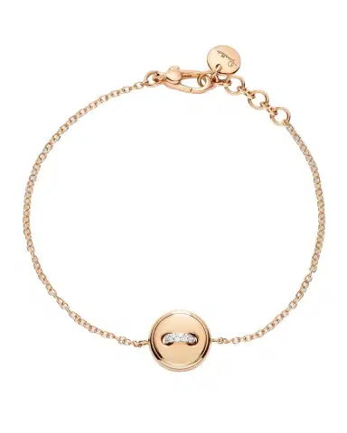 Pomellato Pom Pom Dot 18K Rose Gold Turquoise and Diamond Reversible Bracelet | Thumbnail 1 Pomellato Pom Pom Dot 18K Rose Gold Turquoise and Diamond Reversible Bracelet | Thumbnail 1