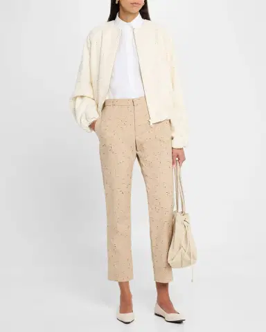 Fabiana Filippi Tulle & Filo Diamante-Trim Poplin Shirt | Thumbnail 2 Fabiana Filippi Tulle & Filo Diamante-Trim Poplin Shirt | Thumbnail 2
