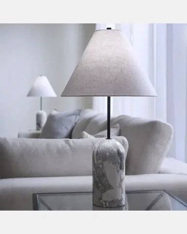 Jamie Young Holt Travertine Table Lamp, 28" | Thumbnail 2 Jamie Young Holt Travertine Table Lamp, 28" | Thumbnail 2