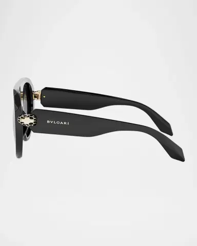 BVLGARI Serpenti Forever Acetate Aviator Sunglasses | Thumbnail 3 BVLGARI Serpenti Forever Acetate Aviator Sunglasses | Thumbnail 3