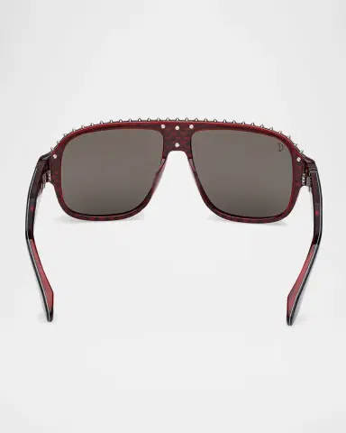 Christian Louboutin Men's LB0005M Acetate Aviator Sunglasses | Thumbnail 4 Christian Louboutin Men's LB0005M Acetate Aviator Sunglasses | Thumbnail 4