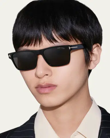 Tom Ford Men's Calder Acetate Square Sunglasses | Thumbnail 5 Tom Ford Men's Calder Acetate Square Sunglasses | Thumbnail 5