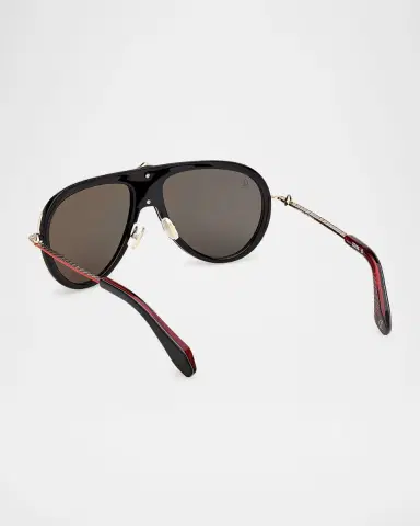 Christian Louboutin Aviator Metal Sunglasses | Thumbnail 2 Christian Louboutin Aviator Metal Sunglasses | Thumbnail 2