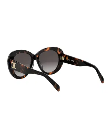 CELINE Triomphe Logo Oval Acetate Sunglasses | Thumbnail 1 CELINE Triomphe Logo Oval Acetate Sunglasses | Thumbnail 1