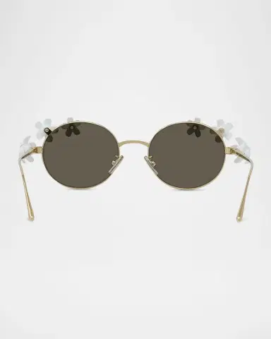 LOEWE Signature Floral Metal Sunglasses | Thumbnail 5 LOEWE Signature Floral Metal Sunglasses | Thumbnail 5