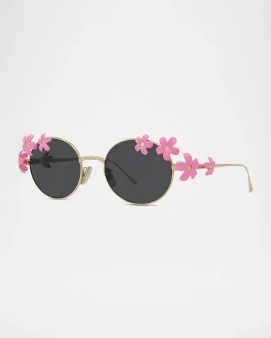 Loewe Signature Floral Metal Sunglasses | Thumbnail 2 Loewe Signature Floral Metal Sunglasses | Thumbnail 2