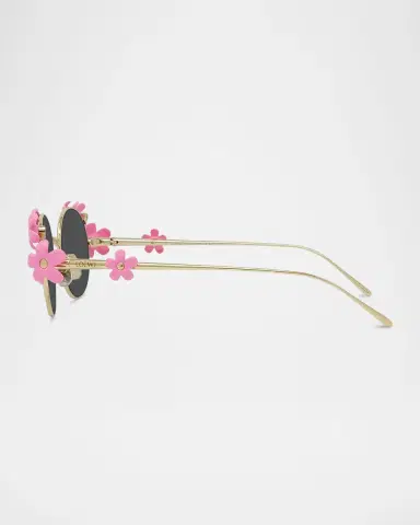 Loewe Signature Floral Metal Sunglasses | Thumbnail 3 Loewe Signature Floral Metal Sunglasses | Thumbnail 3