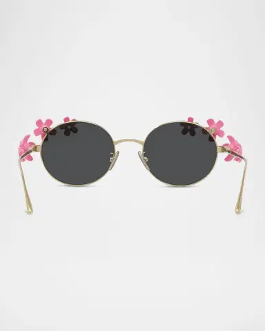 Loewe Signature Floral Metal Sunglasses | Thumbnail 5 Loewe Signature Floral Metal Sunglasses | Thumbnail 5