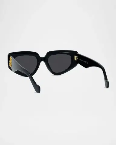 Loewe Anagram Geometric Acetate Sunglasses | Thumbnail 2 Loewe Anagram Geometric Acetate Sunglasses | Thumbnail 2