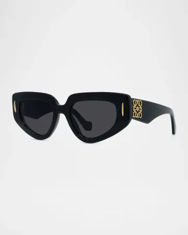 Loewe Anagram Geometric Acetate Sunglasses | Thumbnail 3 Loewe Anagram Geometric Acetate Sunglasses | Thumbnail 3