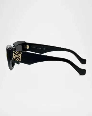 Loewe Anagram Geometric Acetate Sunglasses | Thumbnail 4 Loewe Anagram Geometric Acetate Sunglasses | Thumbnail 4