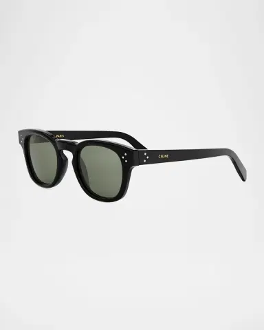 Celine Men's Acetate Round Sunglasses | Thumbnail 3 Celine Men's Acetate Round Sunglasses | Thumbnail 3