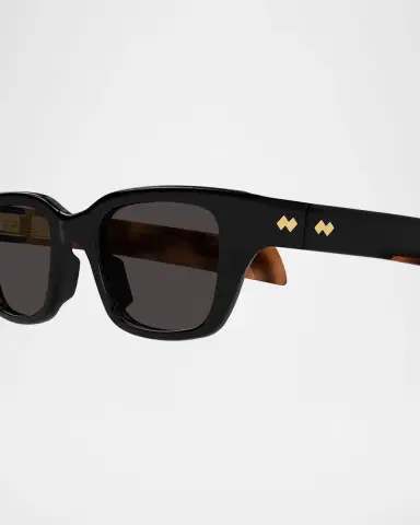 Bottega Veneta Recycled Acetate Rectangular Sunglasses | Thumbnail 2 Bottega Veneta Recycled Acetate Rectangular Sunglasses | Thumbnail 2
