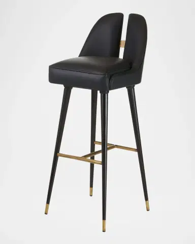 Arteriors Crowley Split-Back 30.5" Bar Stool | Thumbnail 3 Arteriors Crowley Split-Back 30.5" Bar Stool | Thumbnail 3