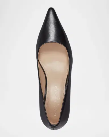 Marc Fisher LTD Calynna Leather Kitten-Heel Pumps | Thumbnail 4 Marc Fisher LTD Calynna Leather Kitten-Heel Pumps | Thumbnail 4