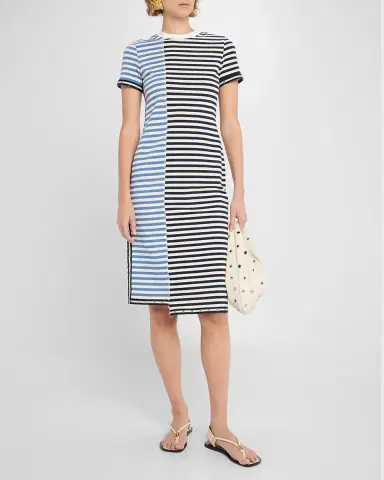 3.1 Phillip Lim Short-Sleeve Patchwork T-Shirt Dress | Thumbnail 4 3.1 Phillip Lim Short-Sleeve Patchwork T-Shirt Dress | Thumbnail 4
