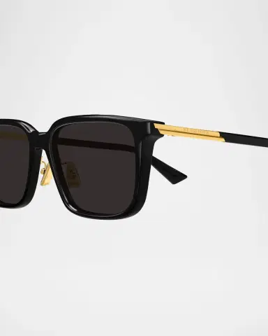 Bottega Veneta Men's BV1374SK Acetate Rectangle Sunglasses | Thumbnail 2 Bottega Veneta Men's BV1374SK Acetate Rectangle Sunglasses | Thumbnail 2