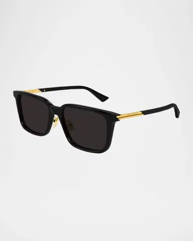 Bottega Veneta Men's BV1374SK Acetate Rectangle Sunglasses | Thumbnail 3 Bottega Veneta Men's BV1374SK Acetate Rectangle Sunglasses | Thumbnail 3