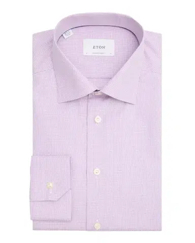 Eton Men 's Signature Dobby Contemporary-Fit Dress Shirt | Thumbnail 1 Eton Men 's Signature Dobby Contemporary-Fit Dress Shirt | Thumbnail 1