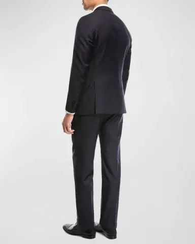 Emporio Armani Super 130s Wool Two-Piece Classic Fit Suit | Thumbnail 4 Emporio Armani Super 130s Wool Two-Piece Classic Fit Suit | Thumbnail 4