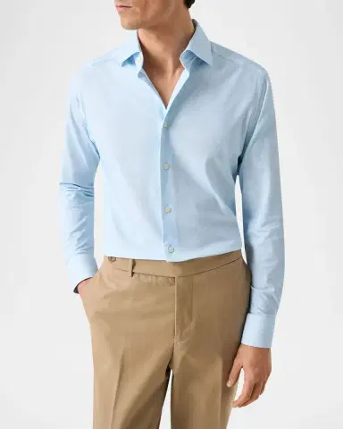 Eton Men 's 4Flex Slim-Fit Sport Shirt | Thumbnail 4 Eton Men 's 4Flex Slim-Fit Sport Shirt | Thumbnail 4