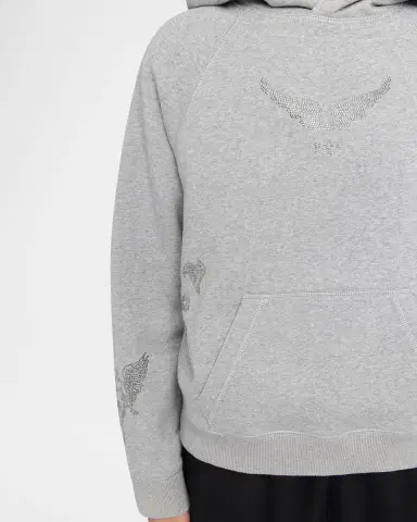 Zadig & Voltaire Georgy Multi Strass Hooded Sweatshirt | Thumbnail 5 Zadig & Voltaire Georgy Multi Strass Hooded Sweatshirt | Thumbnail 5