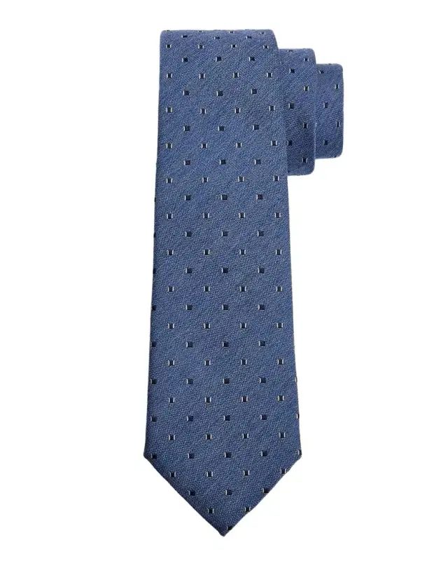 Men's Bordeaux Micro-Jacquard Silk and Wool Tie Men's Bordeaux Micro-Jacquard Silk and Wool Tie