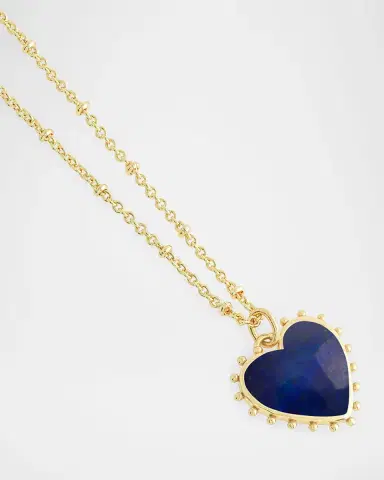 Anabel Aram Jewelry Heart Stone Pendant Necklace | Thumbnail 4 Anabel Aram Jewelry Heart Stone Pendant Necklace | Thumbnail 4