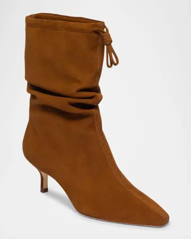 Bernardo Mazzie Scrunch Suede Ankle Boots | Thumbnail 3 Bernardo Mazzie Scrunch Suede Ankle Boots | Thumbnail 3