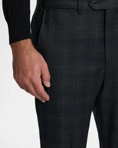 Emporio Armani Men's Wool Super 130s Plaid G Line Suit | Thumbnail 10 Emporio Armani Men's Wool Super 130s Plaid G Line Suit | Thumbnail 10