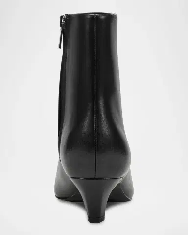 Marc Fisher LTD Danai Leather Zip Ankle Booties | Thumbnail 2 Marc Fisher LTD Danai Leather Zip Ankle Booties | Thumbnail 2
